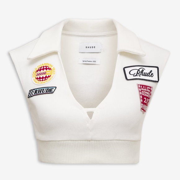 Rhude RACING PATCH LOGO TOP Size Small? - Picture 1 of 6